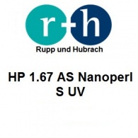 Однофокальные полимерные очковые линзы НР 1.67 AS Nanoperl S UV